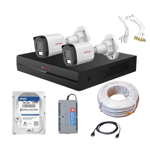 2 color cctv cameras