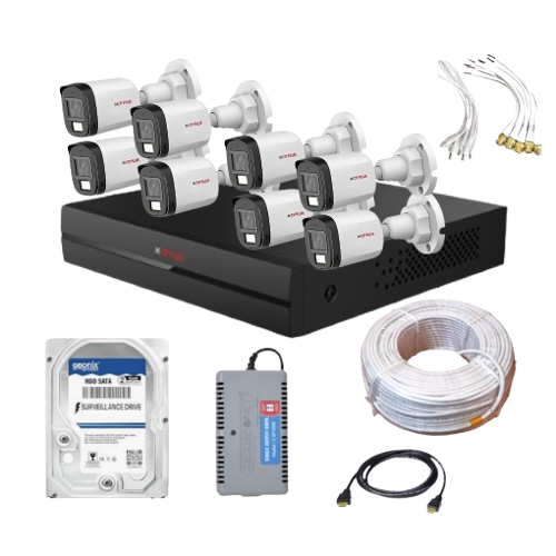 8 color cctv cameras